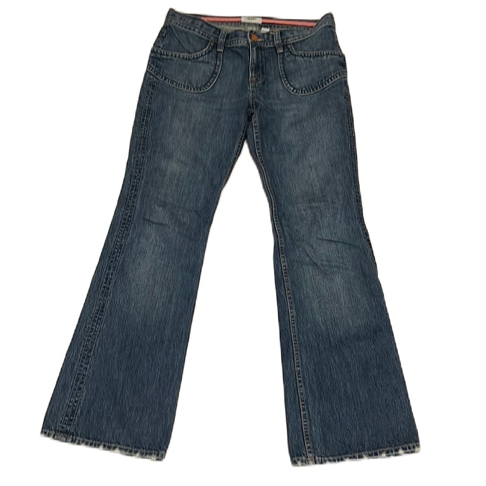 Women’s OLD NAVY, 100% Cotton Wide Leg Jeans, Denim, Size 10 - Picture 2 of 5
